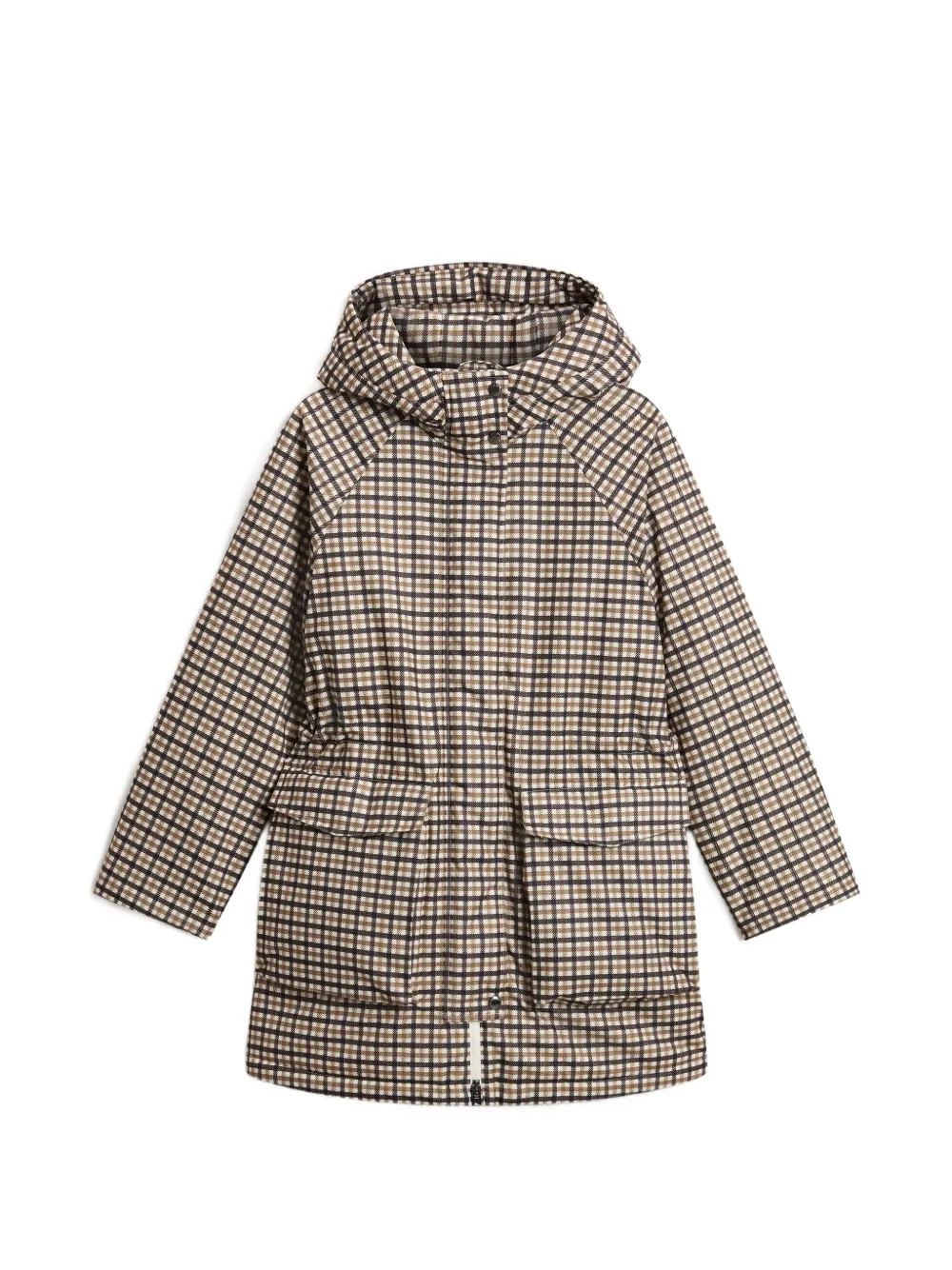 Woolrich Cappotto a quadri - Marrone