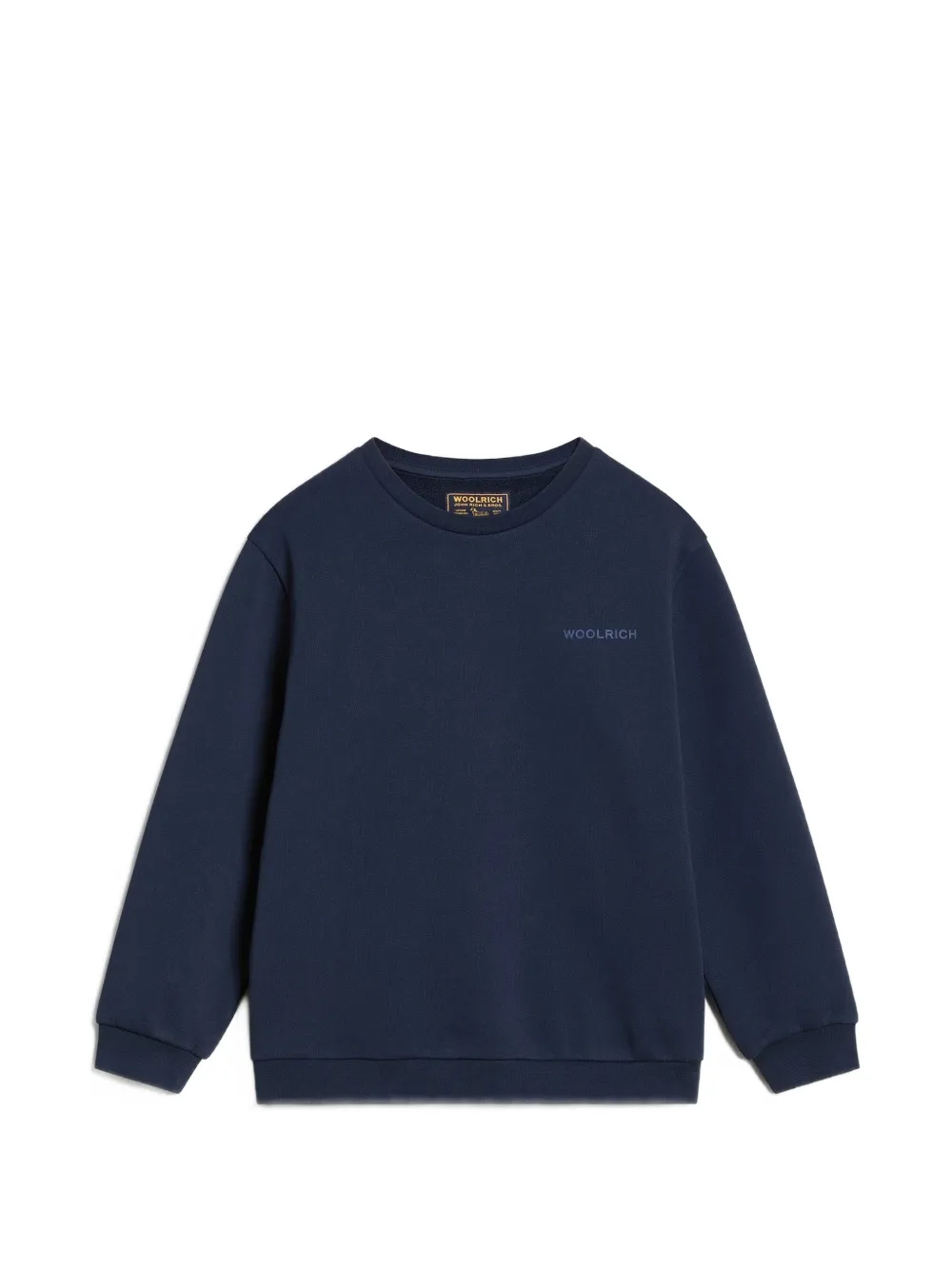 Woolrich Kids' Logo-embroidered Sweatshirt In Blue