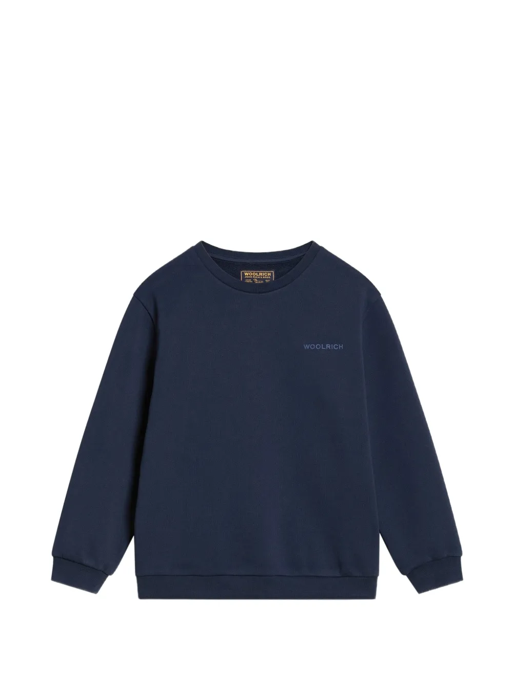 Woolrich logo-embroidered sweatshirt - Blau