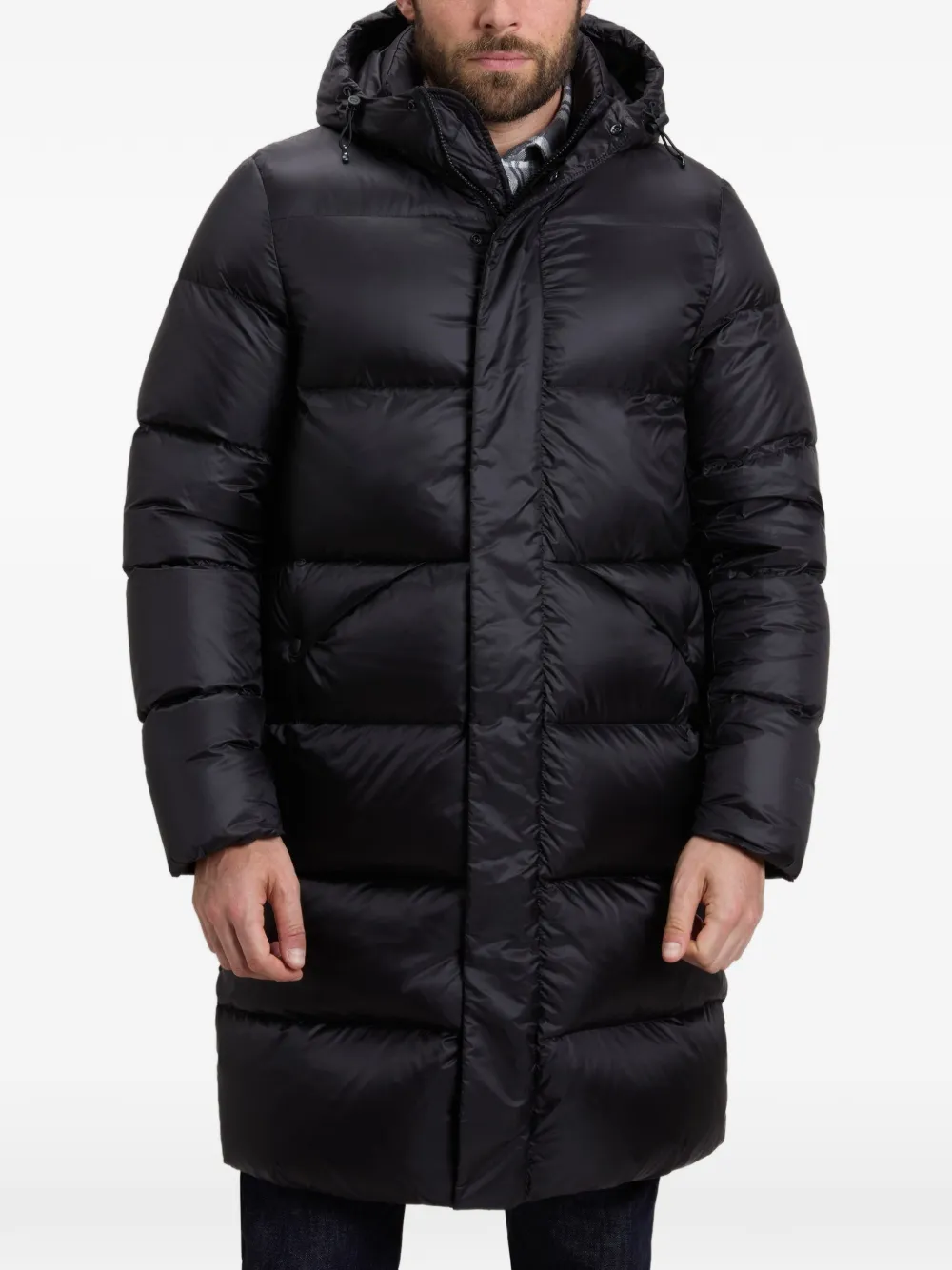 Woolrich Pertex gewatteerde donsjas Zwart