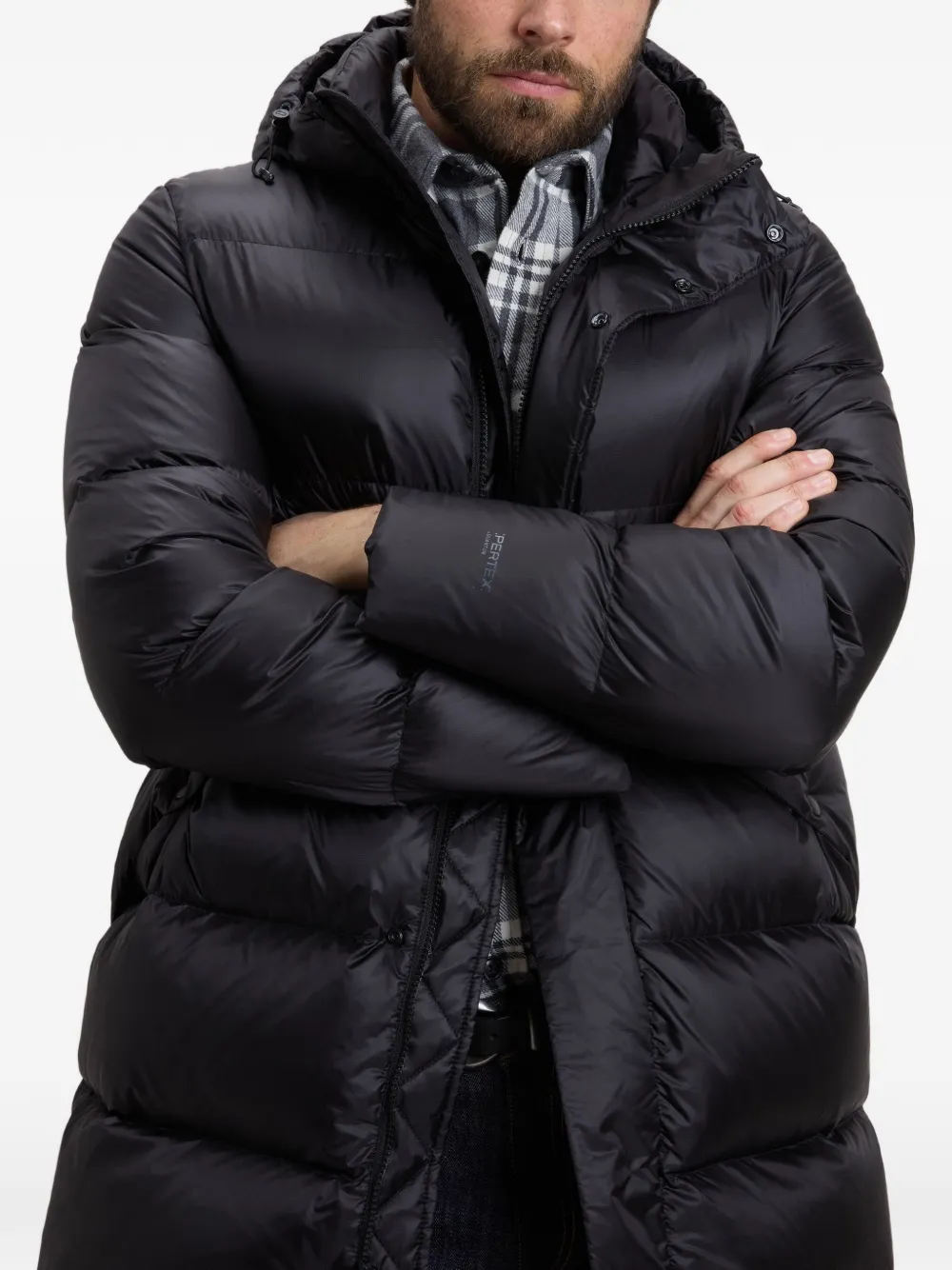 Woolrich Pertex gewatteerde donsjas Zwart