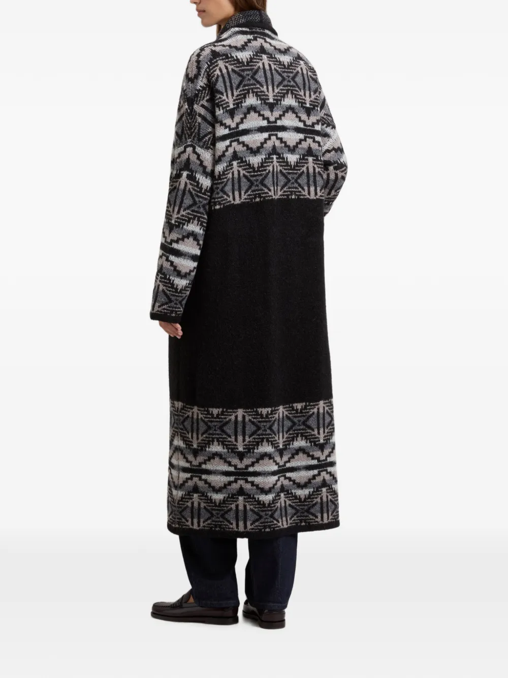 Woolrich Fair Isle vest Zwart