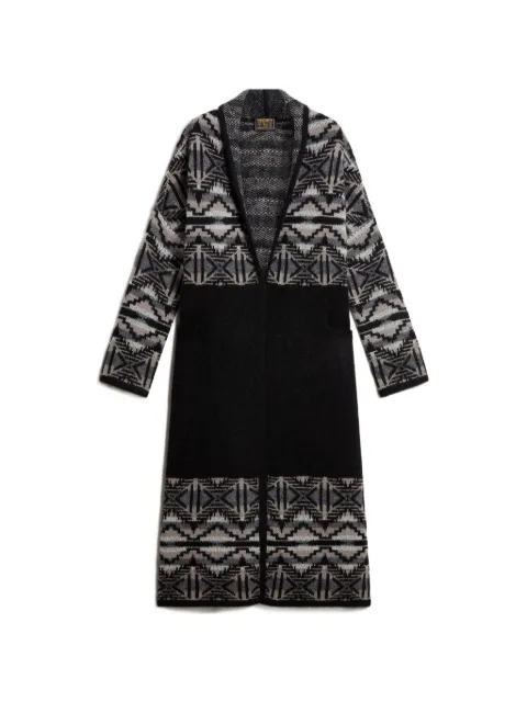 Woolrich Fair Isle longline cardigan