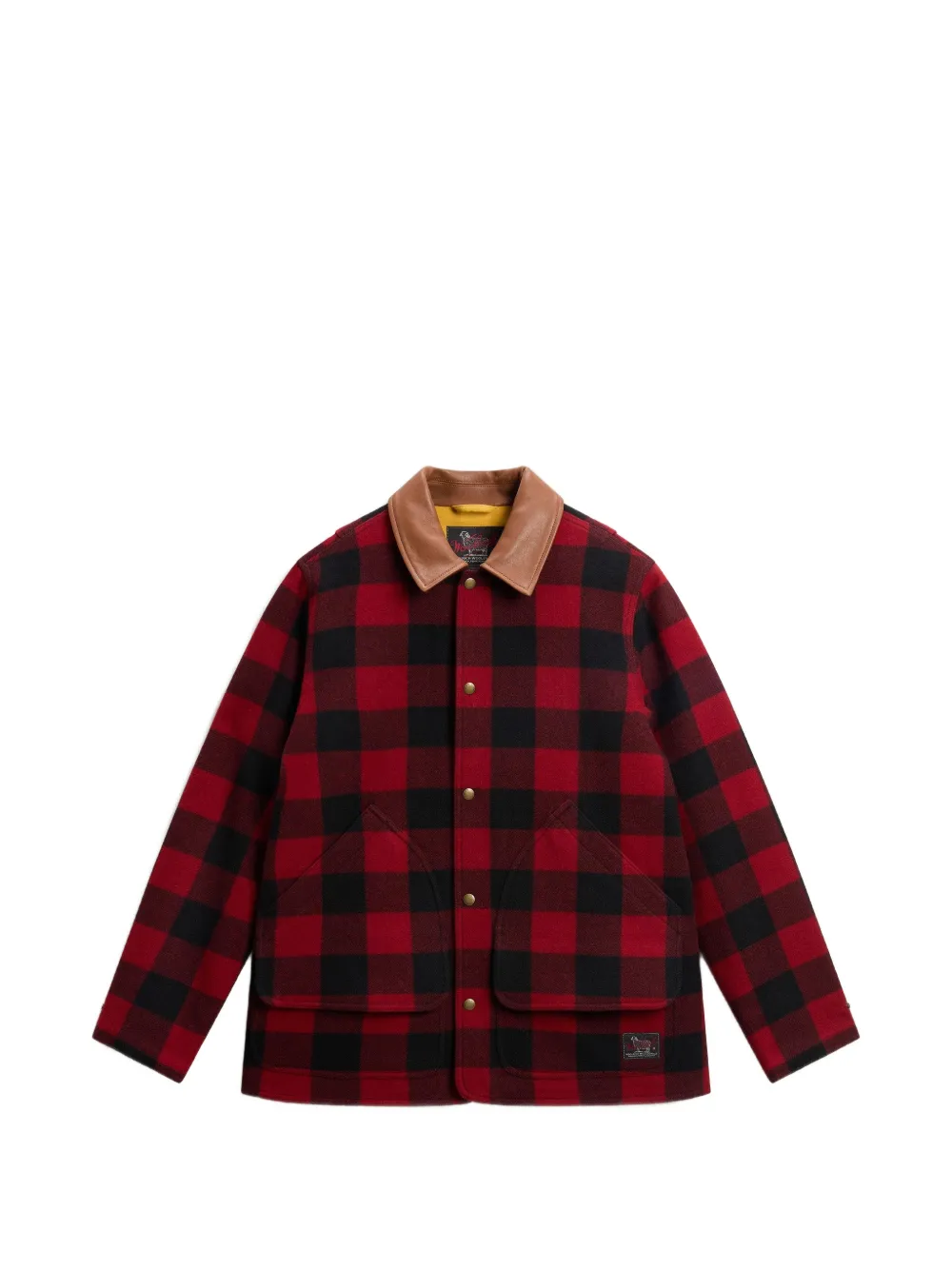 Woolrich Jacke mit Buffalo Check - Rot
