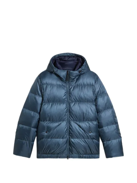 Woolrich Pertex hooded puffer jacket