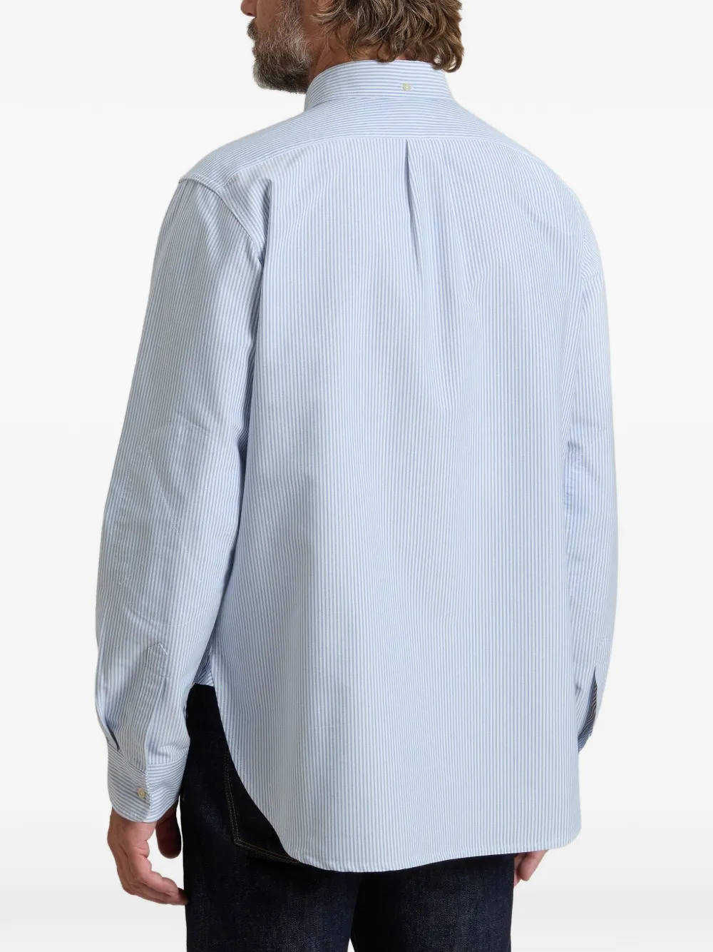 Woolrich Gestreept overhemd Blauw