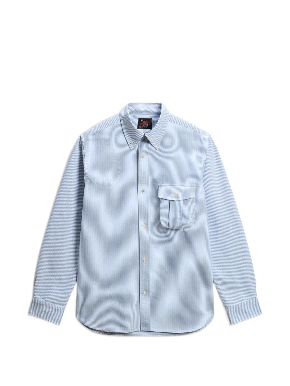 Woolrich Gestreiftes Hemd - Blau