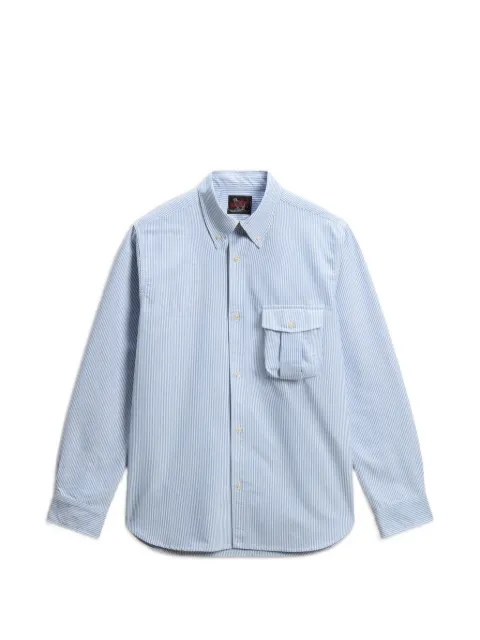 Woolrich striped long-sleeve shirt