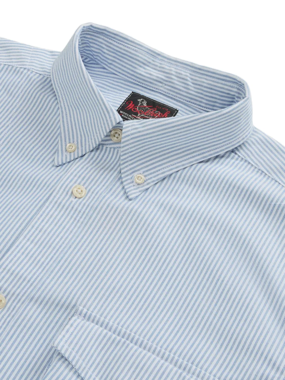 Woolrich Gestreept overhemd Blauw