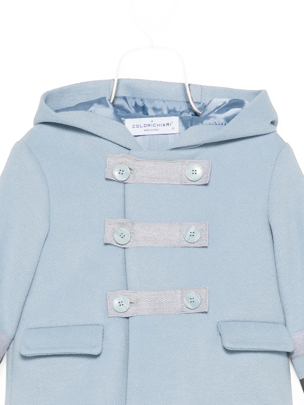 Colorichiari Jas met capuchon Blauw
