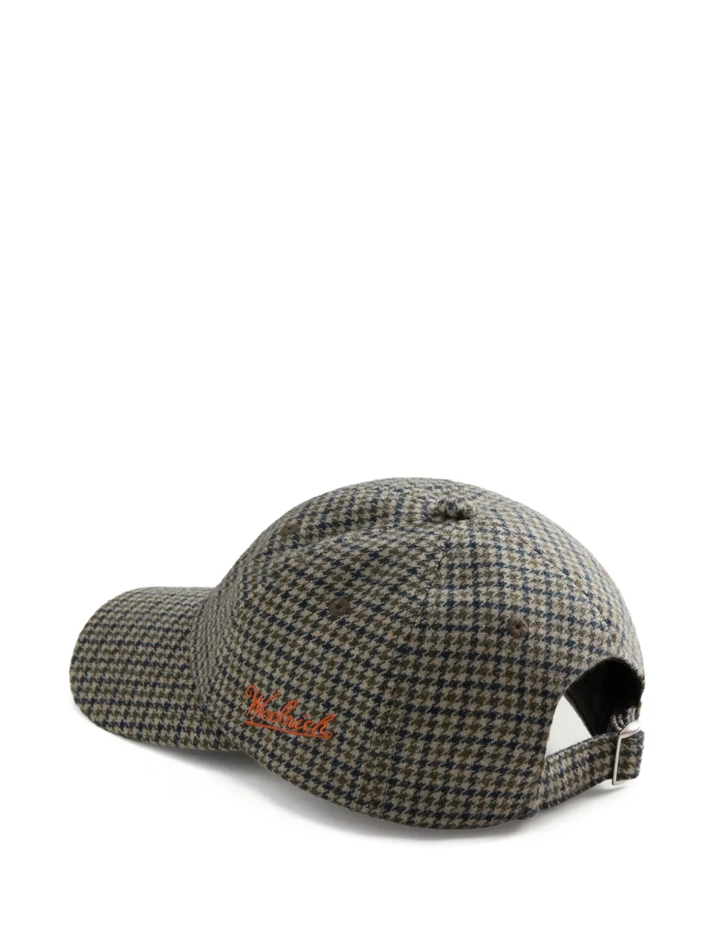 Woolrich Geruite honkbalpet Beige