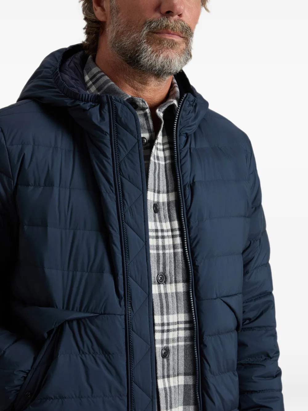 Woolrich Gevoerd jack met capuchon Blauw