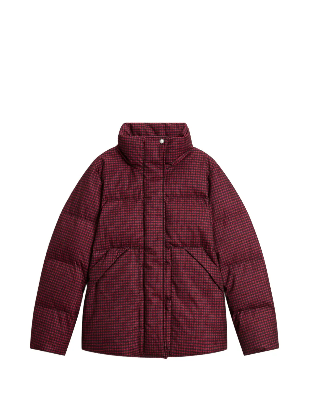 Woolrich Piumino in pied-de-poule - Rosso