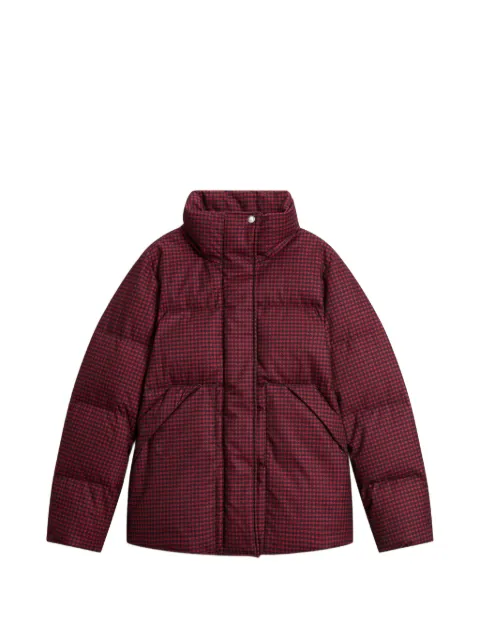 Woolrich houndstooth puffer jacket