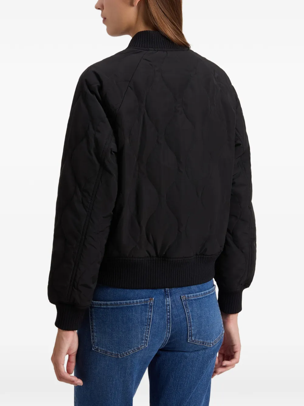 Woolrich Gewatteerd bomberjack Zwart