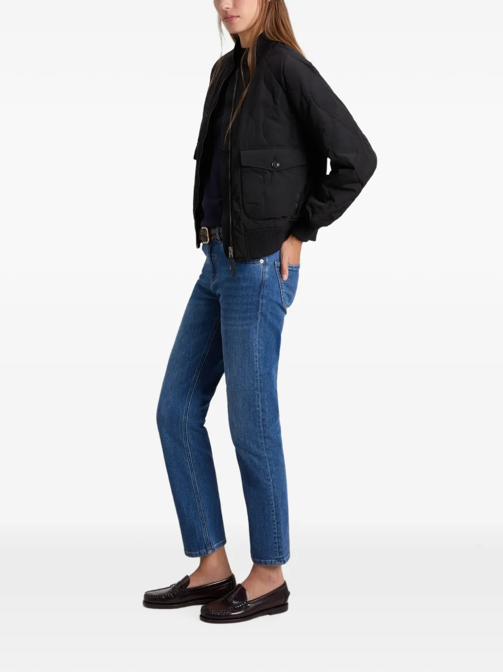 Woolrich Gewatteerd bomberjack Zwart