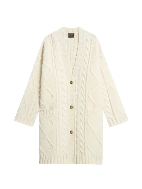 Woolrich Aran-knit coat