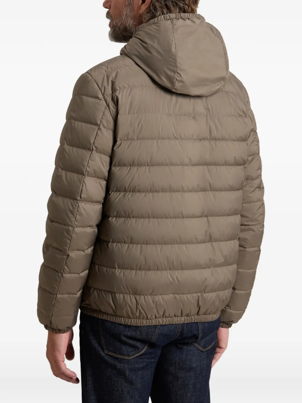 Woolrich Gevoerd jack met capuchon Bruin