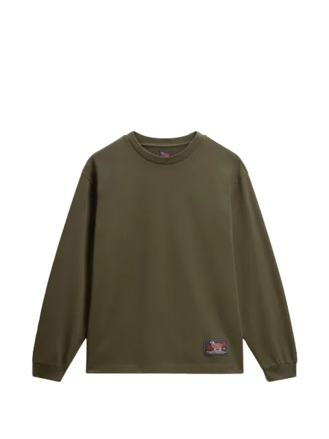 Woolrich logo-patch cotton sweatshirt