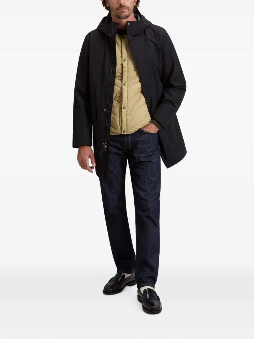 Woolrich Ramar Officer parka met capuchon Zwart