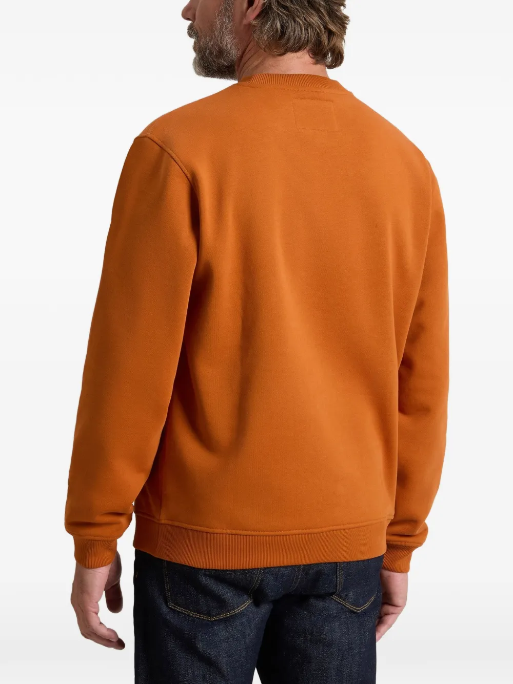 Woolrich Trui met logoprint Oranje