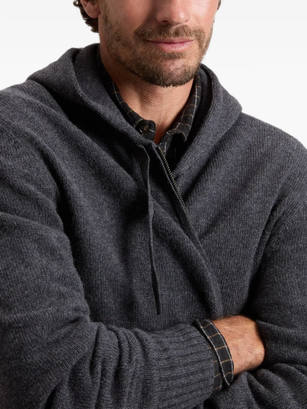 Woolrich Gebreide hoodie Grijs