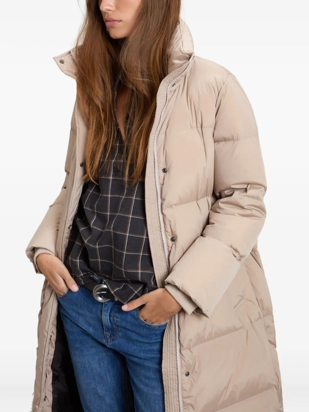 Woolrich Kelly gewatteerd jack Beige