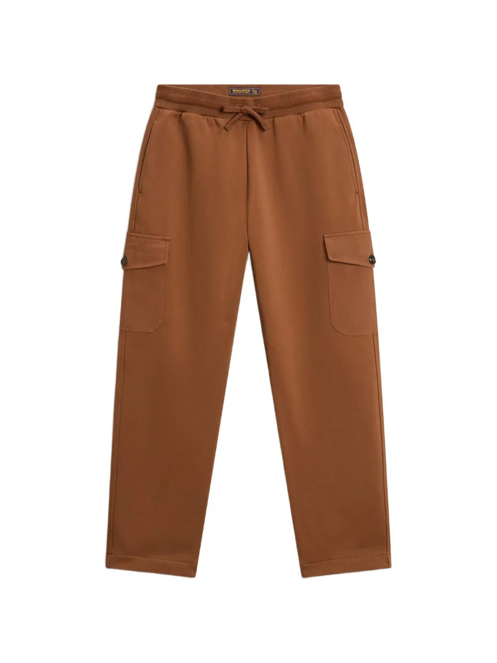 Woolrich fleece cargo track pants - Marrone