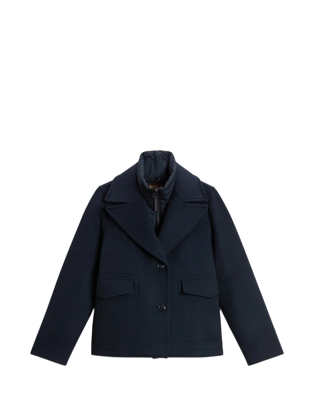 Woolrich Melton Jacke mit Knopfverschluss - Blau