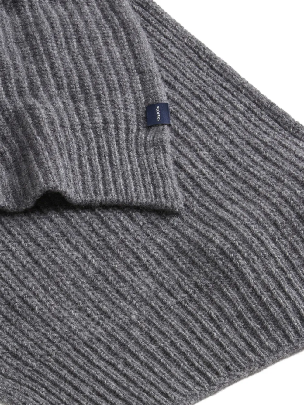 Woolrich Ribgebreide sjaal Grijs