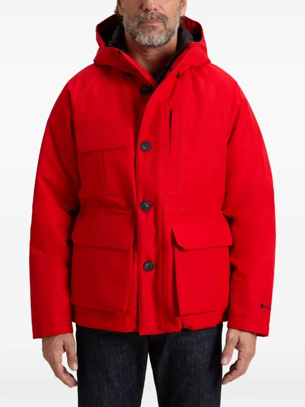 Woolrich Gore-Tex parka met capuchon Rood