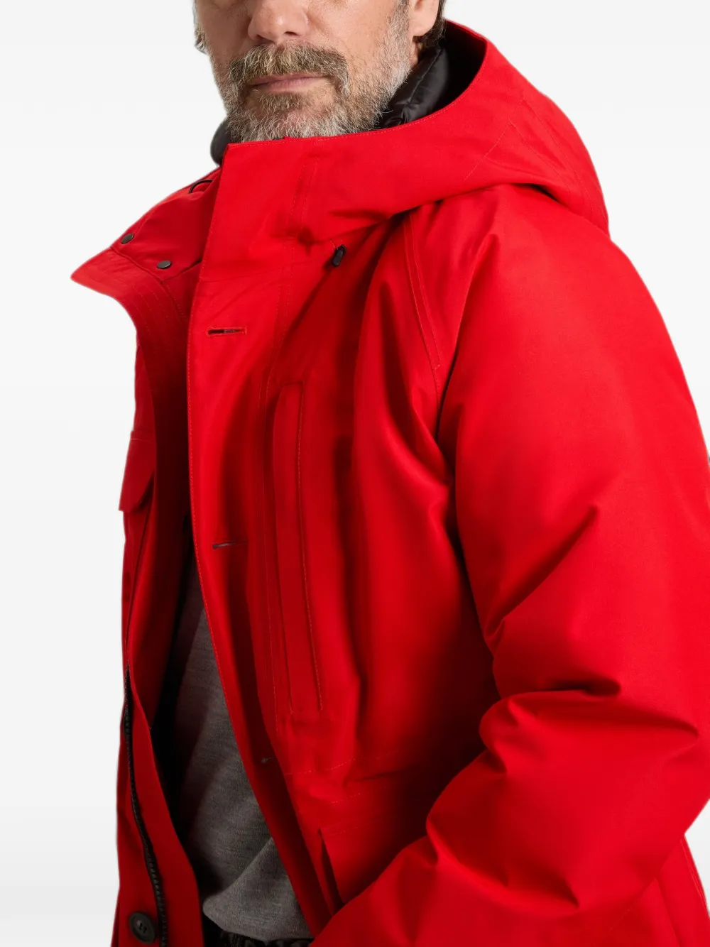 Woolrich Gore-Tex parka met capuchon Rood