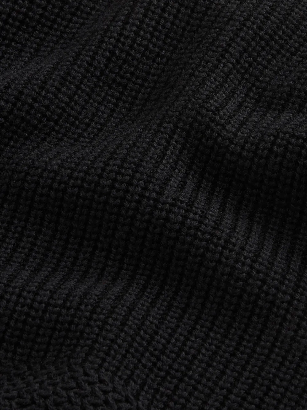 Woolrich Ribgebreide trui Zwart