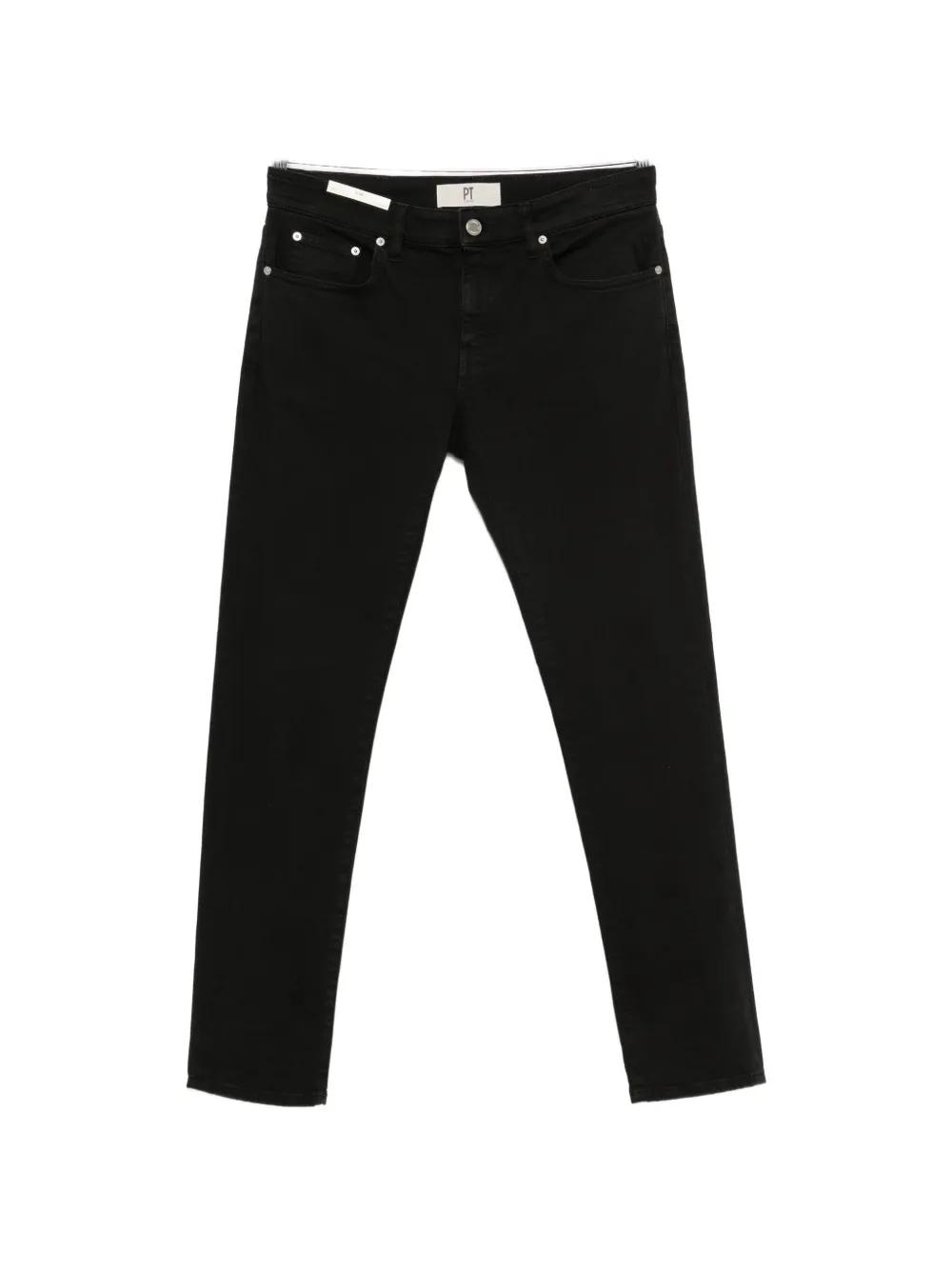 PT Torino logo-patch jeans - Nero