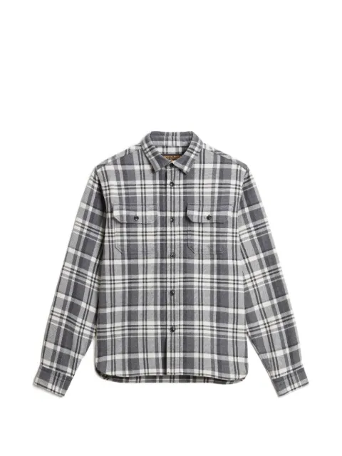 Woolrich camisa con bolsillos y solapa