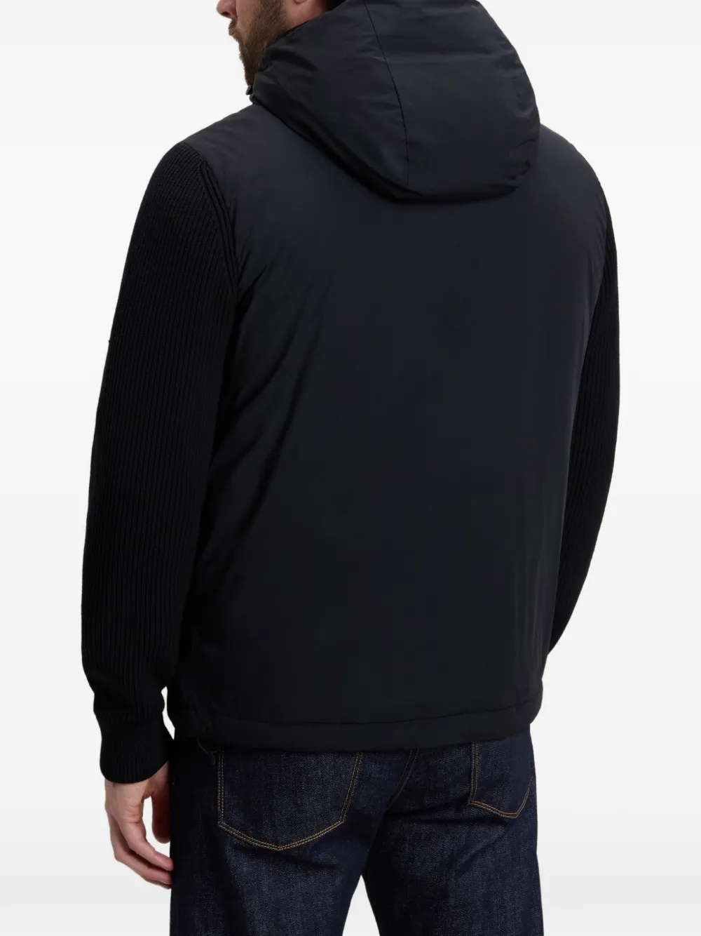 Woolrich Matt Stretch Hybrid jack Zwart