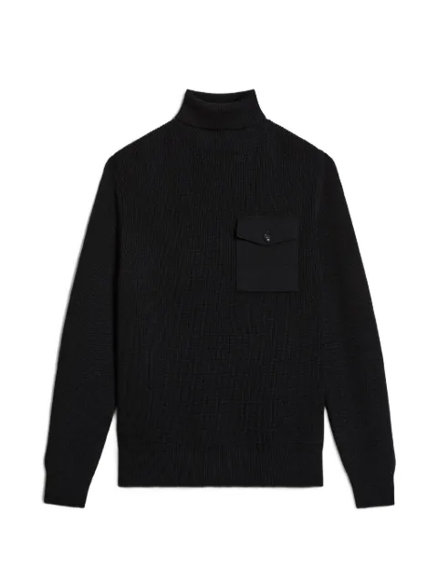 Woolrich turtleneck pocket-detail sweater