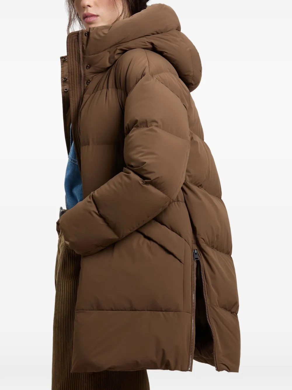 Woolrich Madison donsjas met capuchon Bruin