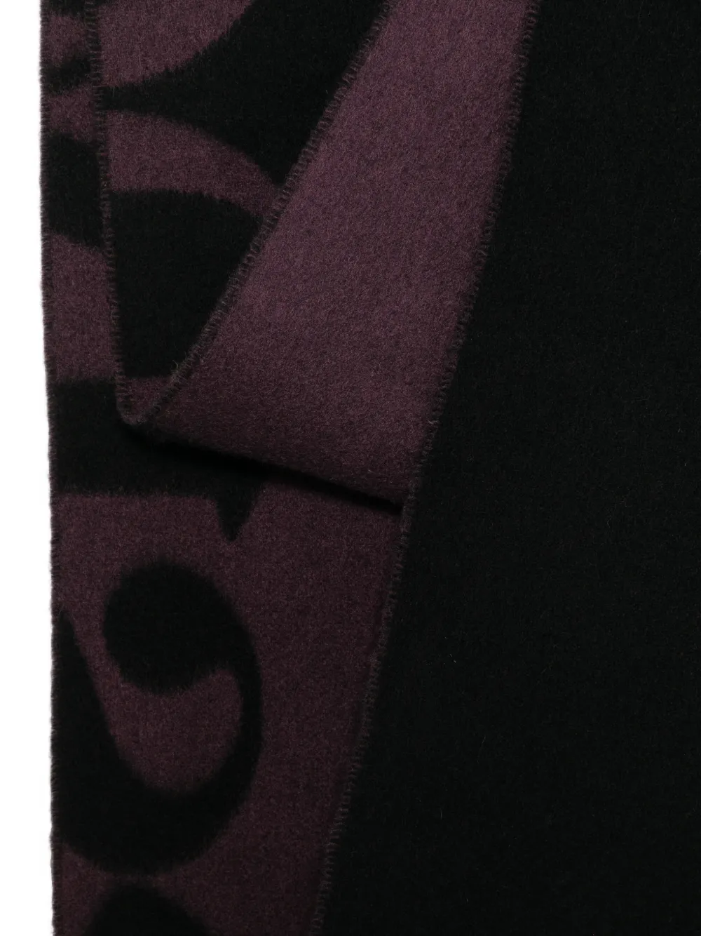 Vivienne Westwood Sjaal met logo-intarsia Zwart