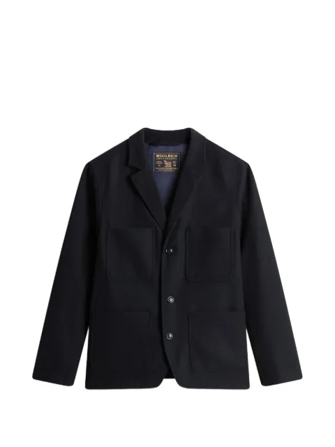 Woolrich wool-blend flannel blazer