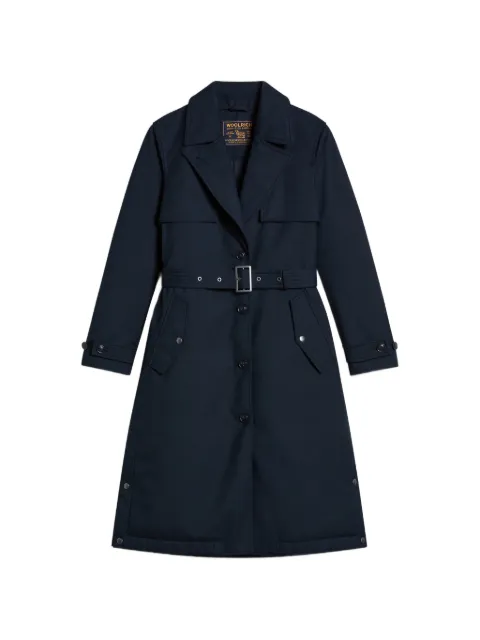 Woolrich belted button-fastening parka coat