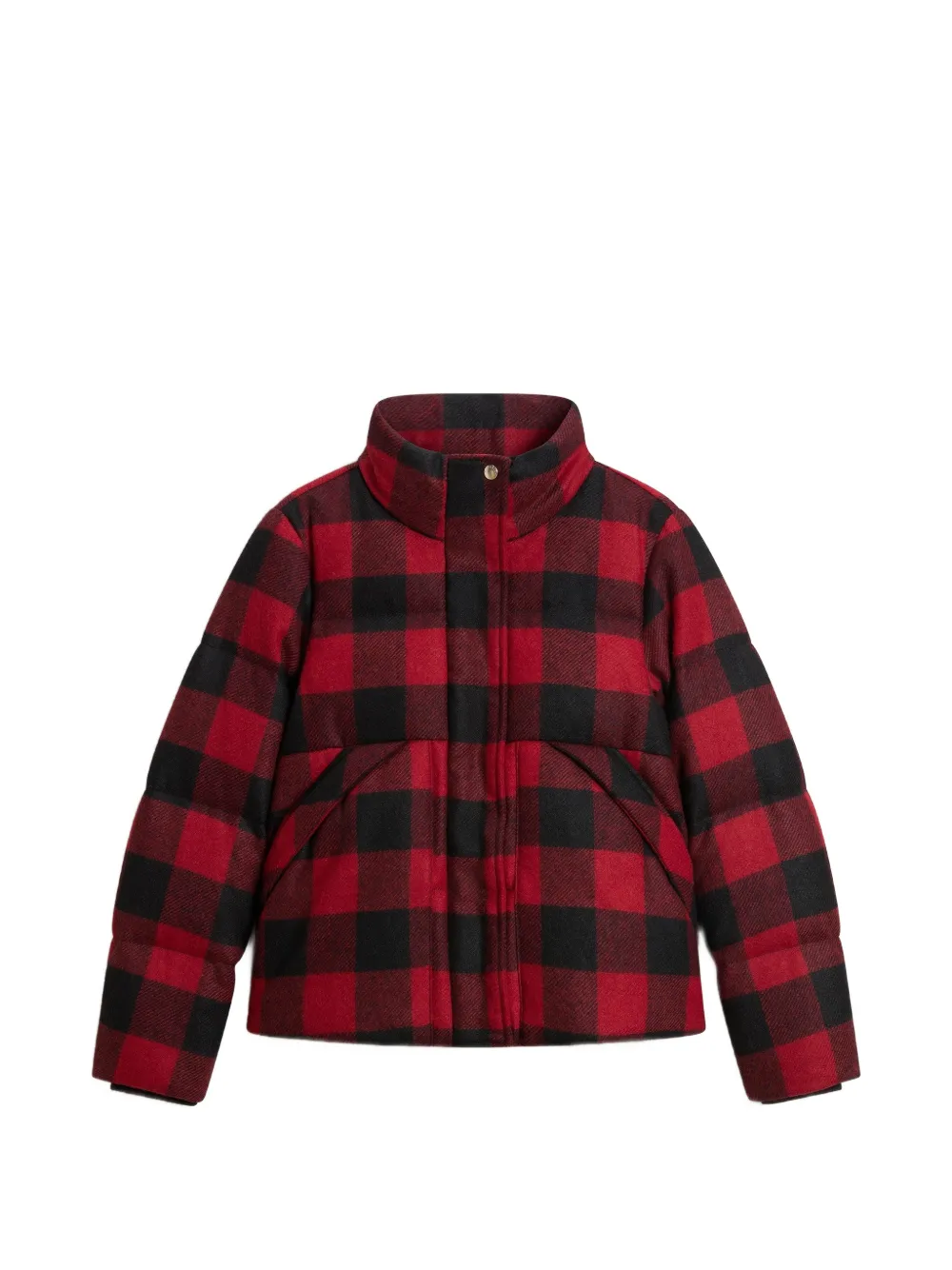Woolrich Piumino a quadri in lana vergine - Rosso