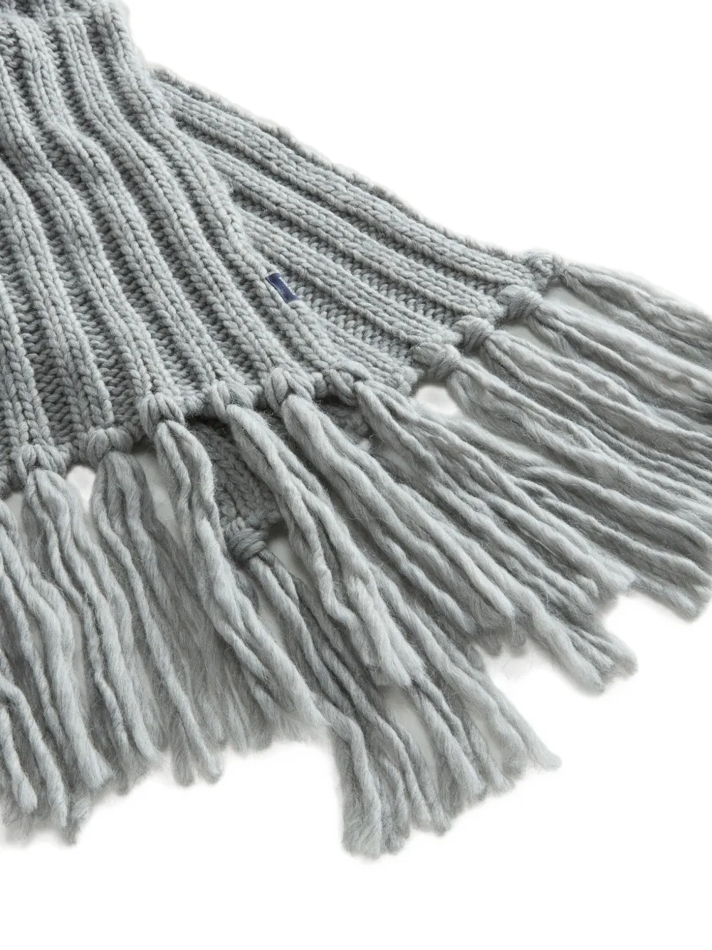 Woolrich chunky ribbed-knit scarf Grijs