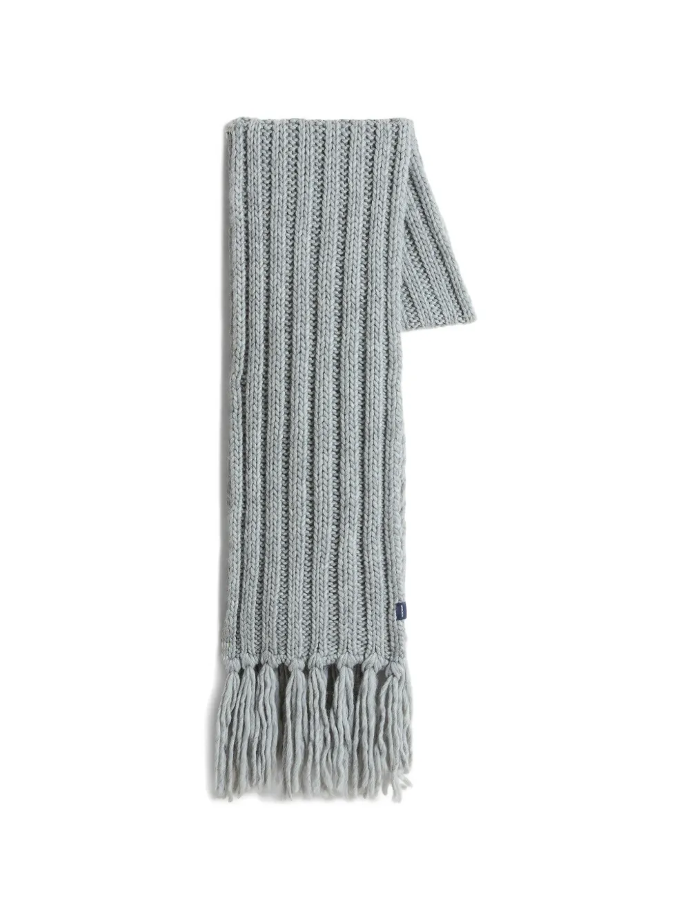 Woolrich chunky ribbed-knit scarf - Grigio