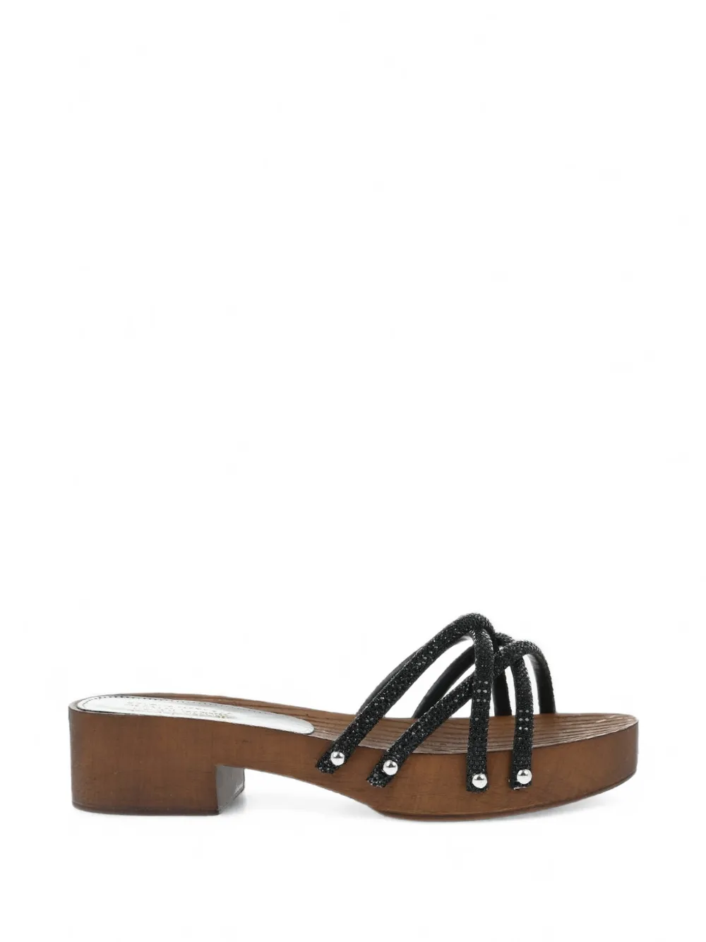 COLOUR MARKET rhinestone strap sandals