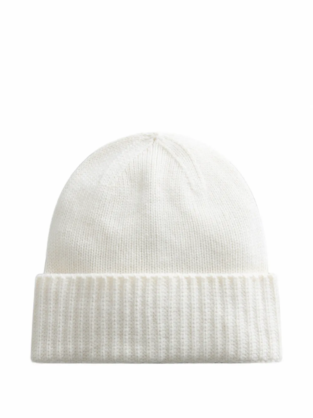 Woolrich ribbed-knit cashmere beanie hat - Bianco