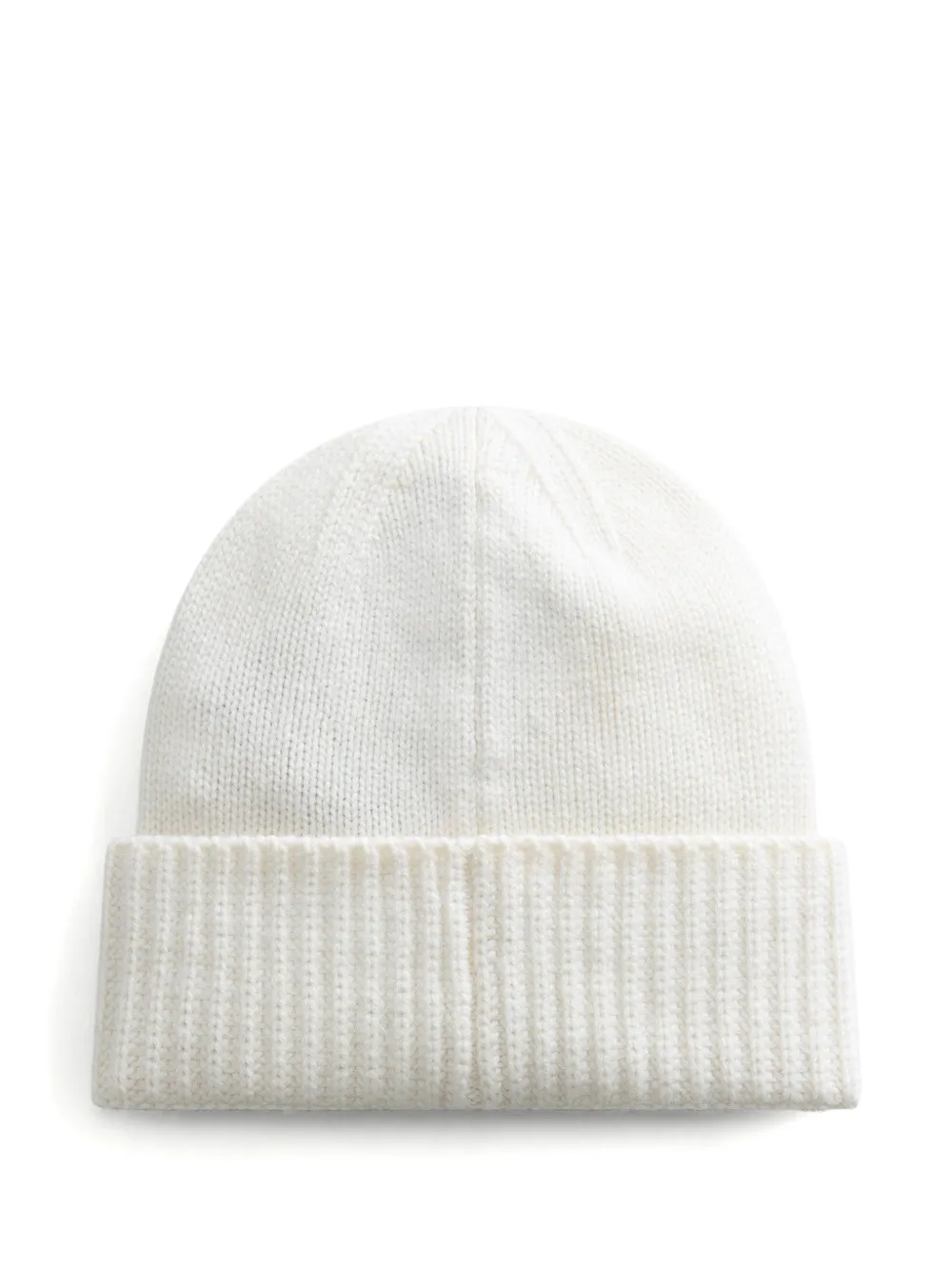 Woolrich ribbed-knit cashmere beanie hat Wit