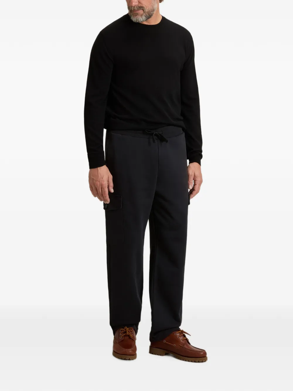 Woolrich Fleece trainingsbroek Zwart