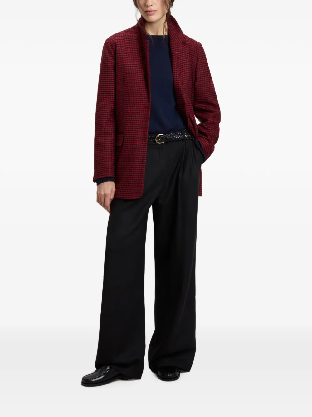 Woolrich Geruite blazer Rood