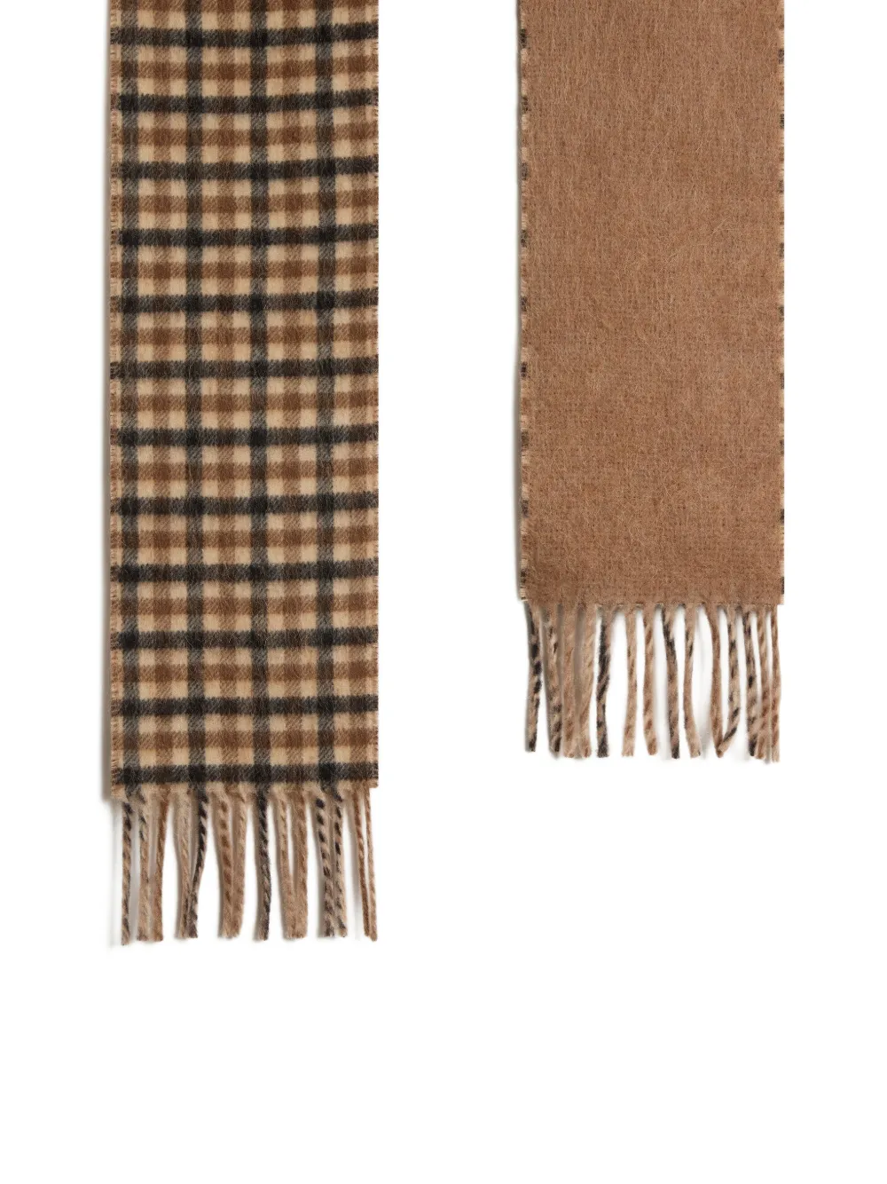 Woolrich Geruite sjaal Bruin